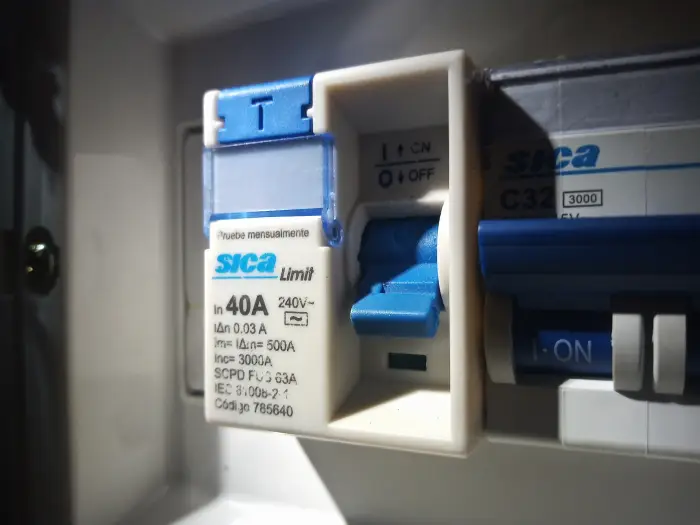 Tablero eléctrico de un domicilio